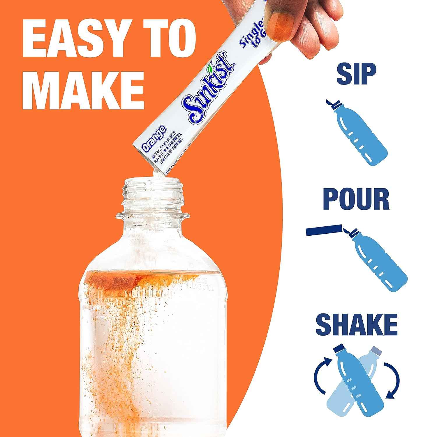 Sunkist Soda Singles To Go Drink Mix – Nostalgic Stocking Stuffer and Gift Pack for Soda Lovers, 12-Box Variety