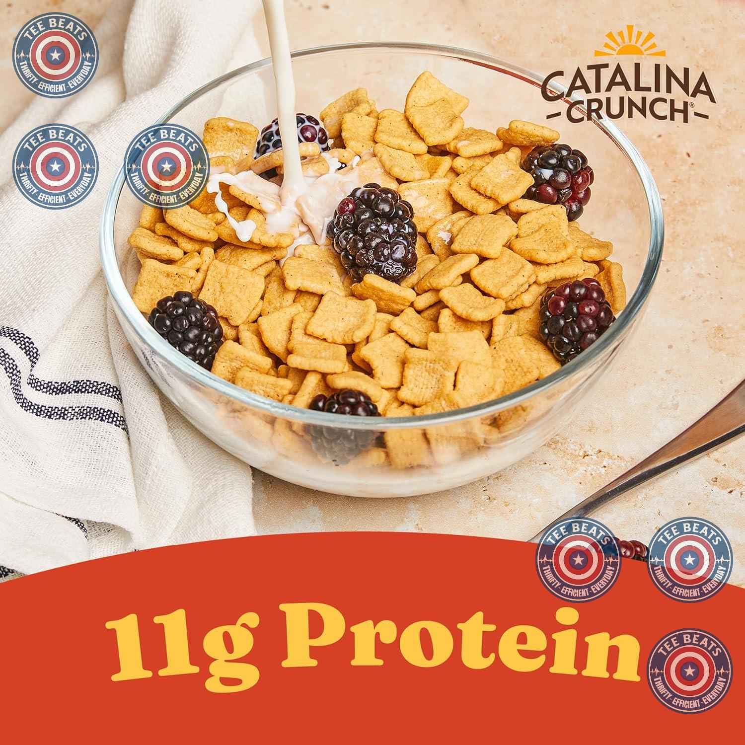 Catalina Crunch Protein Cereal – Keto Starter Gift Basket Addition for the Low-Carb Friend, Dark Chocolate 9 oz