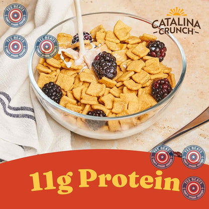 Catalina Crunch Protein Cereal – Keto Starter Gift Basket Addition for the Low-Carb Friend, Dark Chocolate 9 oz
