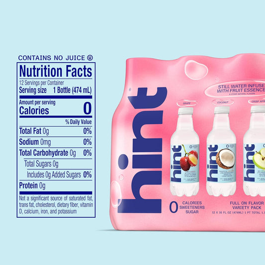 zero sugar, zero artificial sweeteners, and zero calories per bottle