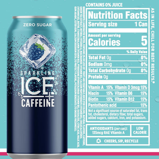 zero sugar, zero carbs, and 5 calories per serving