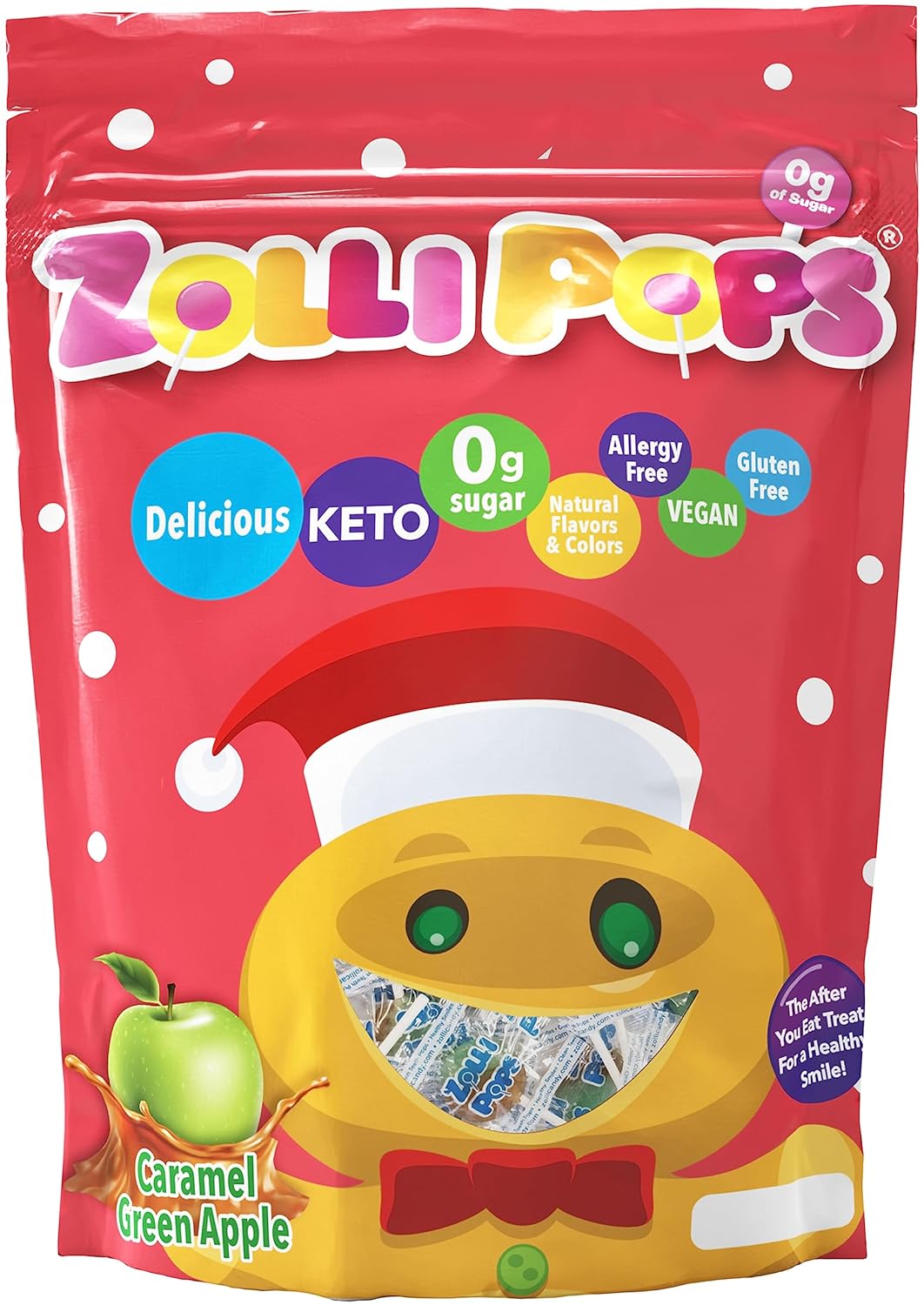 Zollipops Allergy-Free Candy for Children – Dye-Free, Peanut-Free Lollipops for Classroom Parties and Birthday Treat Bags